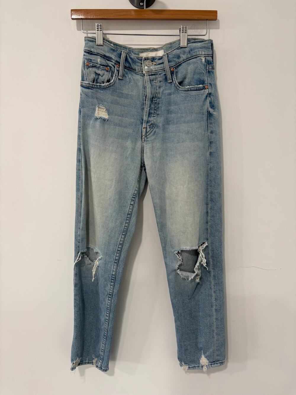MOTHER The Tomcat Jeans in The Confession Light Blue Size 25